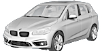 BMW F45 U0208 Fault Code